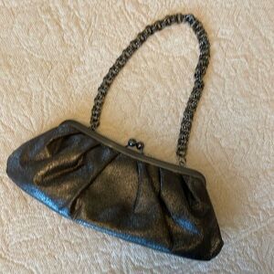 Metallic evening bag